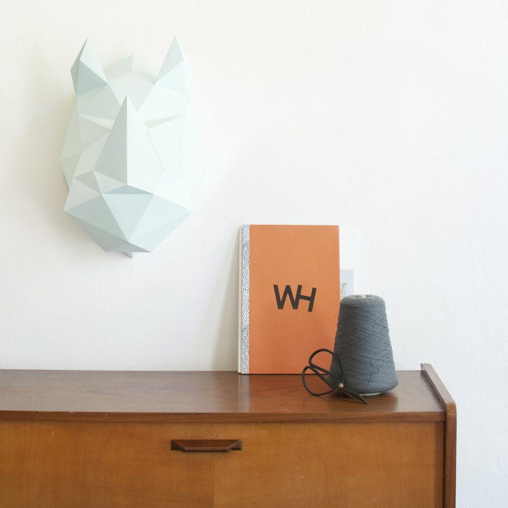 Paper Rhino - Trophée en papier Assembli